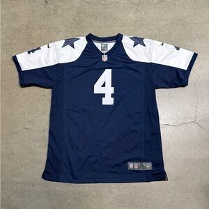 Dallas Cowboys Dak Prescott Throwback Nike Youth Jersey Sz XL/Adult S